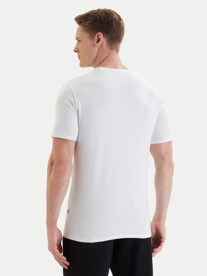 Guess Guess T-Shirt F6GI01 J1314 Weiß Slim Fit