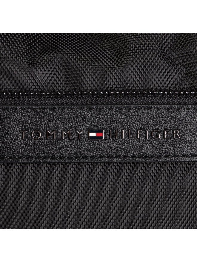Tommy Hilfiger Laptoptasche Tommy Hilfiger Nylon MIx Slim Computer Bag AM0AM05023 Schwarz