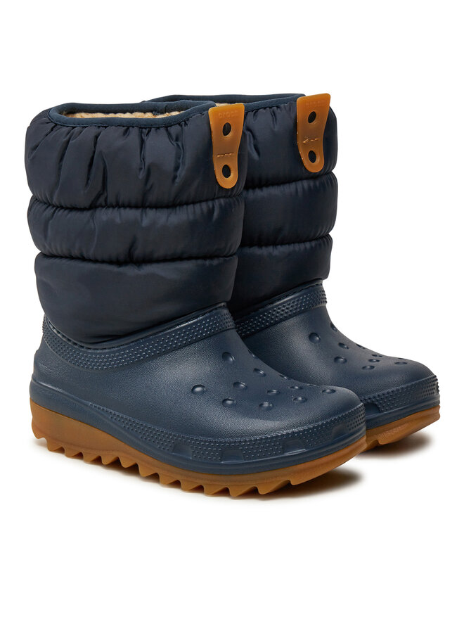 Crocs Schneeschuhe Crocs Crocs Classic Neo Puff Boot K 207684 Blau