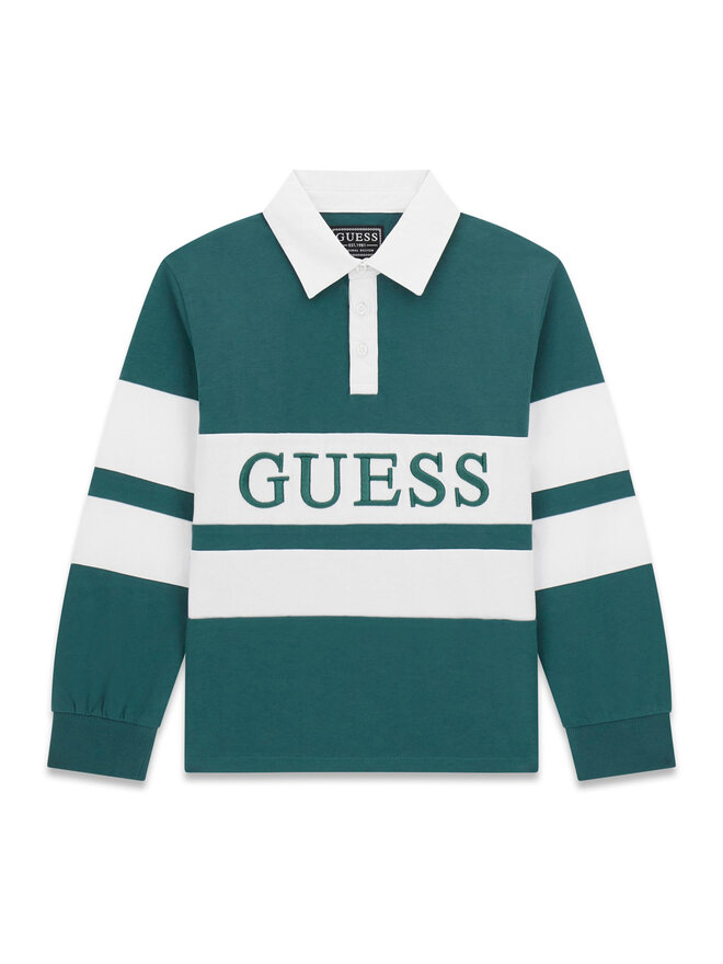 Guess Guess Poloshirt L6RP04 KCNQ4 Grün Regular Fit