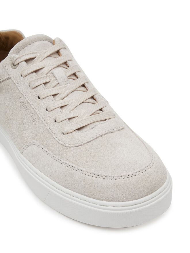 Calvin Klein Сникърси Calvin Klein Clean Cup Low Laceup Oxf Su HM0HM01880 Бежов