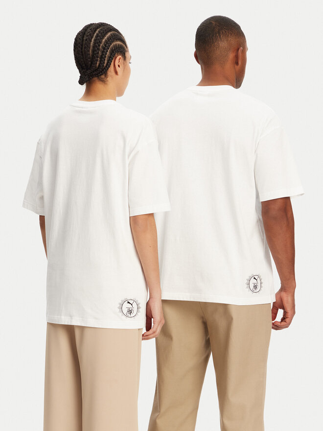 Puma Puma Camiseta Unisex Harry Potter 630092 Blanco Oversize