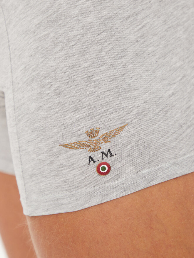 Aeronautica Militare Aeronautica Militare 2er-Set Boxershorts AM1UBX002 Grau