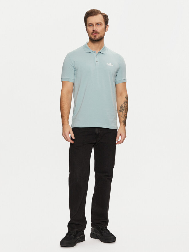 KARL LAGERFELD KARL LAGERFELD Poloshirt 745088 551235 Himmelblau Regular Fit