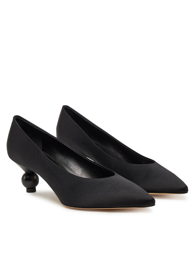 Weekend Max Mara Félcipő Weekend Max Mara Renzasatin 2515521055600 Fekete