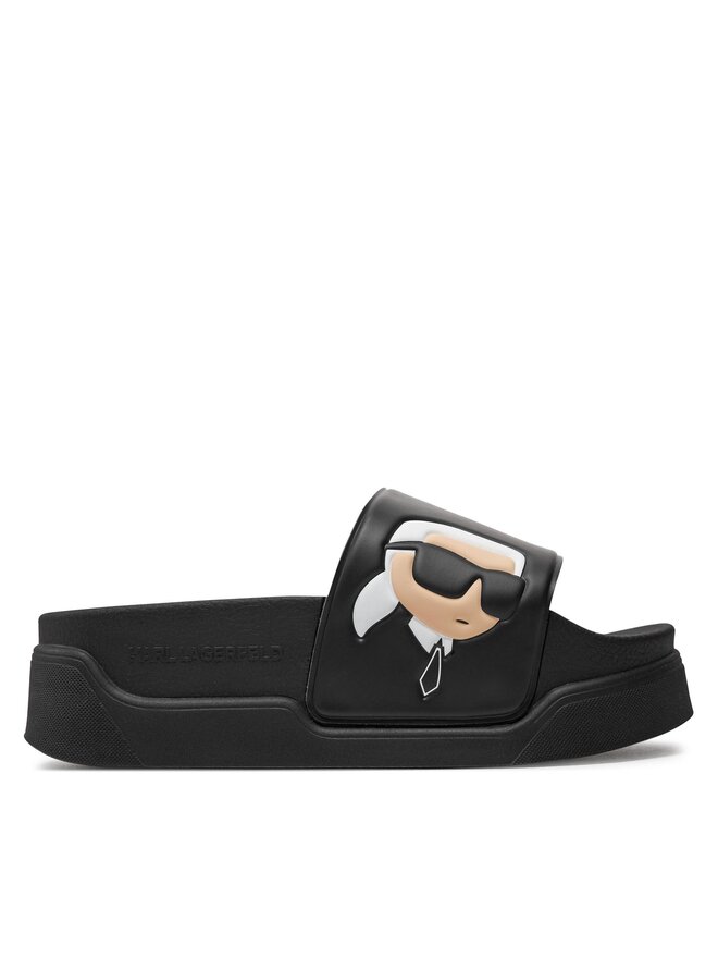 KARL LAGERFELD Klapki KARL LAGERFELD KL88808N Czarny