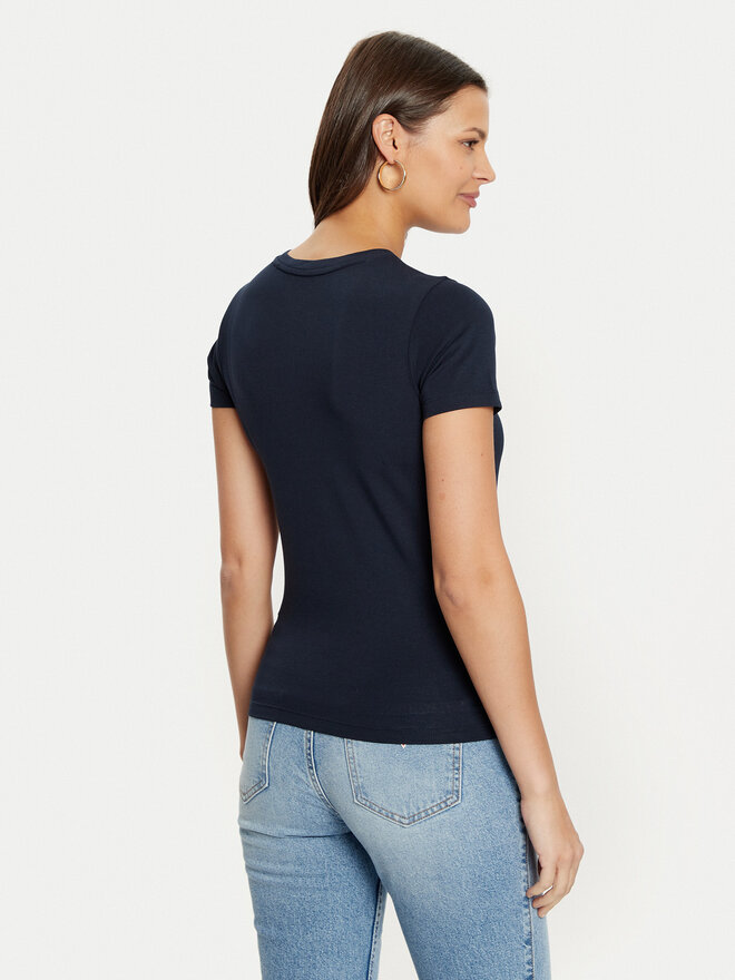 Guess Jeans Guess Jeans Póló W4YI03 J1314 Sötétkék Regular Fit