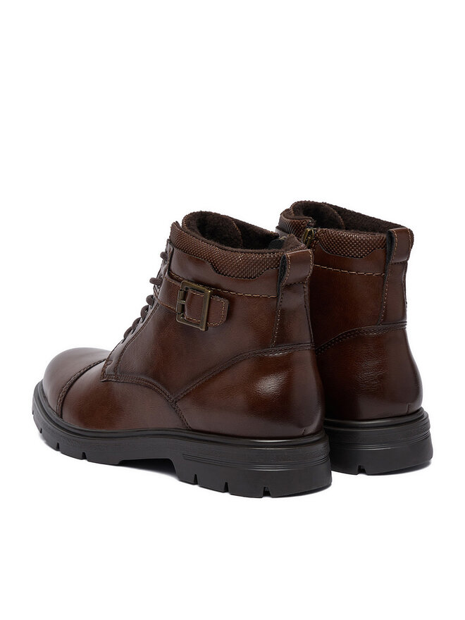 Lanetti Schnürschuhe Lanetti BENGAL-03 MBS Braun
