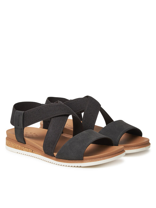 Skechers Szandál Skechers BOBS Desert Kiss Low 114705/BLK Fekete
