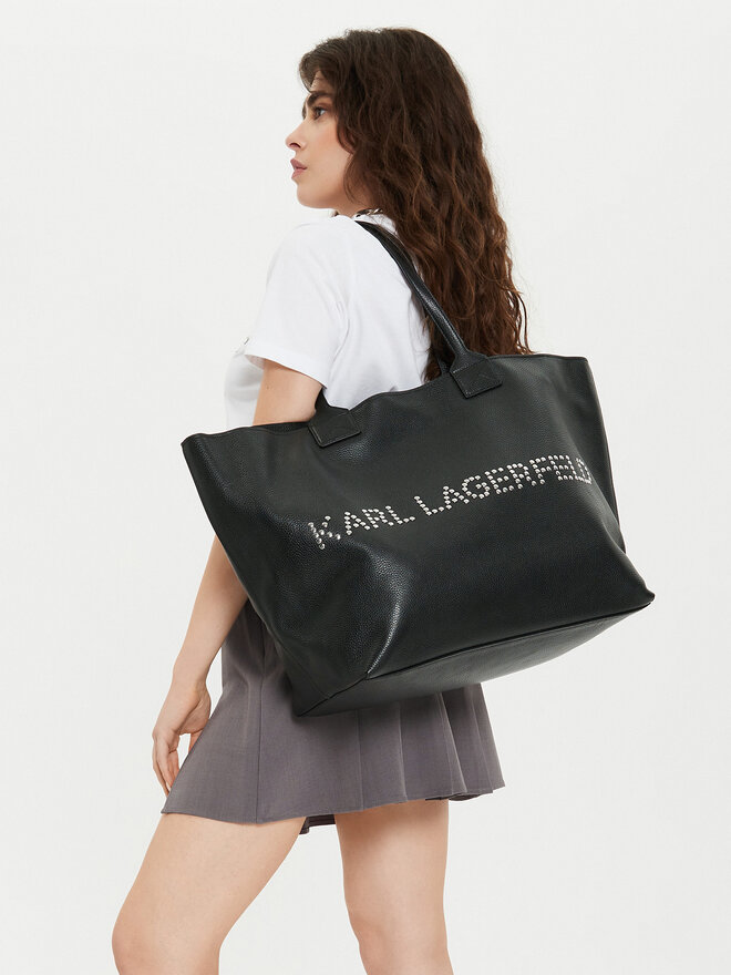 KARL LAGERFELD Kabelka KARL LAGERFELD 245W3086 Černá