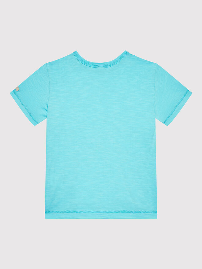 United Colors Of Benetton United Colors Of Benetton Marškinėliai 3MM5C103W Mėlyna Regular Fit
