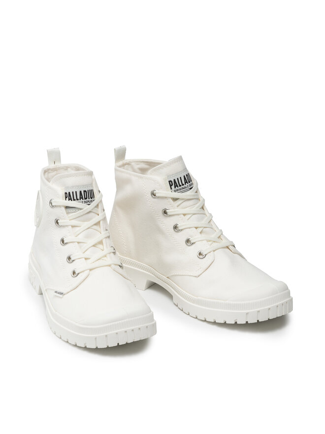 Palladium Schnürstiefeletten Palladium Pampa Sp20 Hi Cvs 76838-116-M Weiß
