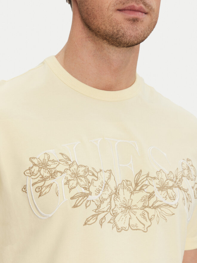 Guess Guess Camiseta M5GI17 K8FQ4 Beis Regular Fit