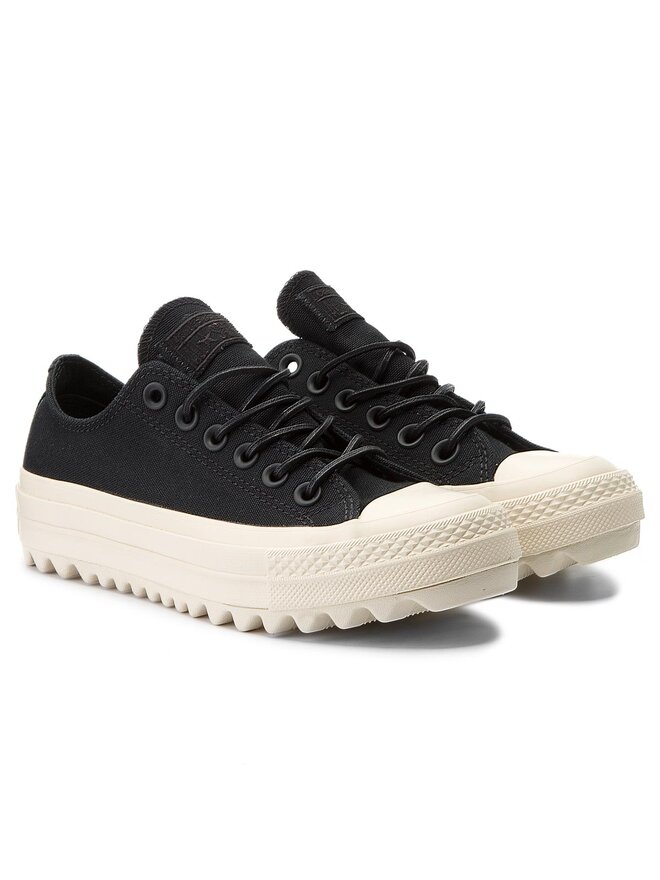 Sneakers aus Stoff Converse Ctas Lift Ripple Ox 559860C Schwarz eschuhe