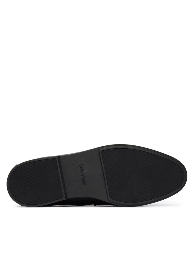 Calvin Klein Slipper Calvin Klein Low Prof Loafer Txt Lth HM0HM02175 Schwarz