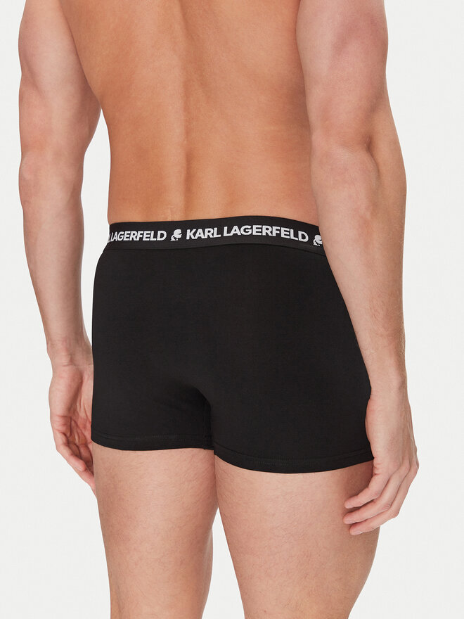 KARL LAGERFELD KARL LAGERFELD 5 darab boxer A1M47082 Fekete