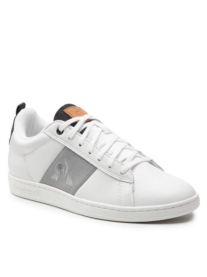 Sneakers Le Coq Sportif Courtclassic Black Jean 2220194 Blanc chaussures. fr