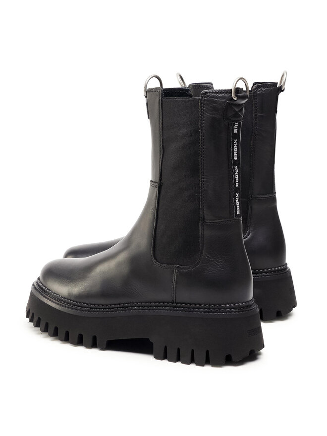 Bronx Kotníková obuv s elastickým prvkem Bronx 47268-A Černá
