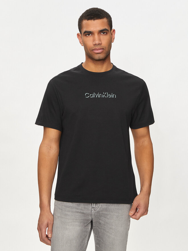 Calvin Klein Calvin Klein Camiseta Shadow Embosed Logo K10K113105 Negro Regular Fit