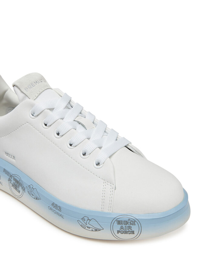 Premiata Сникърси Premiata Belle Var 7449 Бял