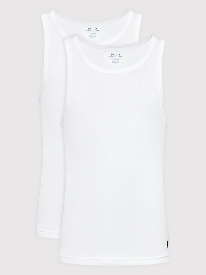 Polo Ralph Lauren Polo Ralph Lauren Комплект майок без рукавів 714835886001 Білий Regular Fit