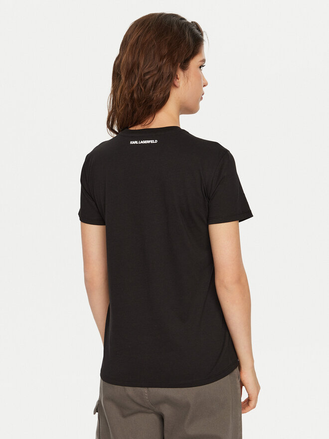 KARL LAGERFELD KARL LAGERFELD T-Shirt A1W17131 Μαύρο Regular Fit