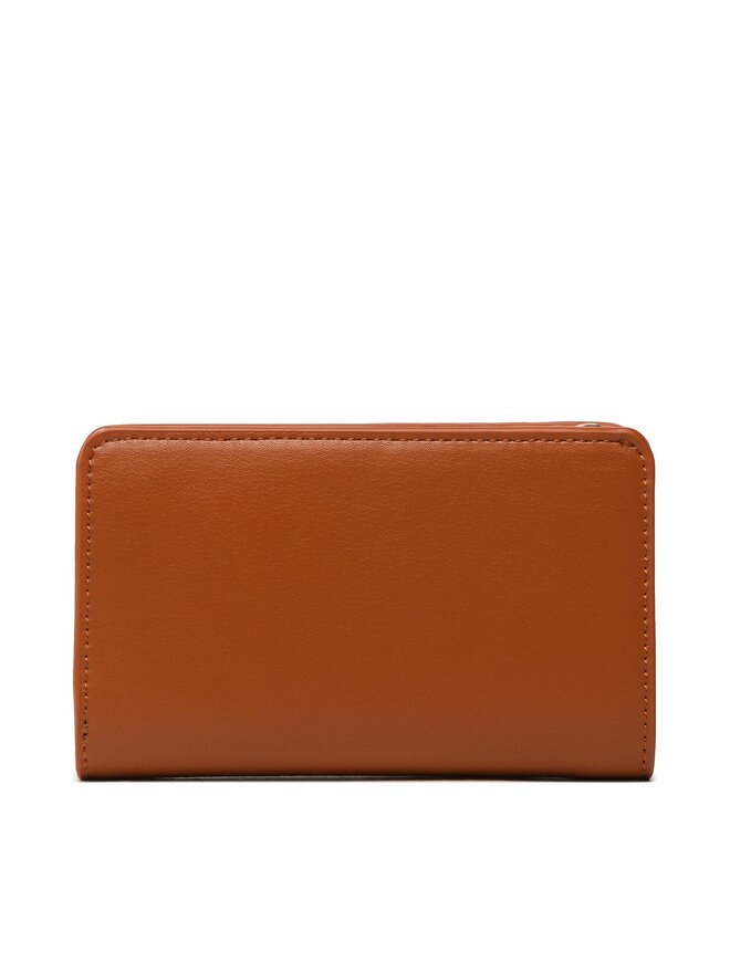Calvin Klein Голям дамски портфейл Calvin Klein Re-Lock Bifold French Wallet K60K608992 Кафяв