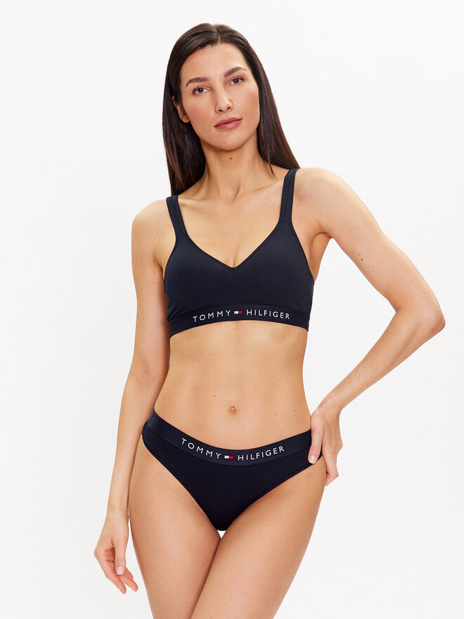 Tommy Hilfiger Tommy Hilfiger Stringtanga UW0UW04146 Dunkelblau