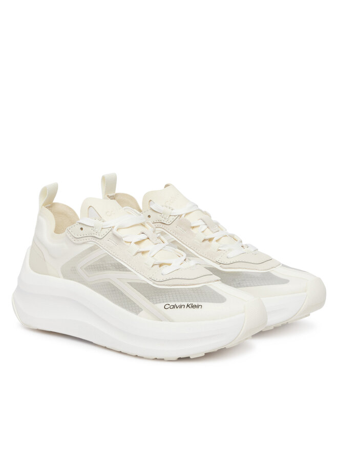 Calvin Klein Sneakers Calvin Klein Chunky Run Ckstripe Lup Rip HW0HW03005 05Z Écru