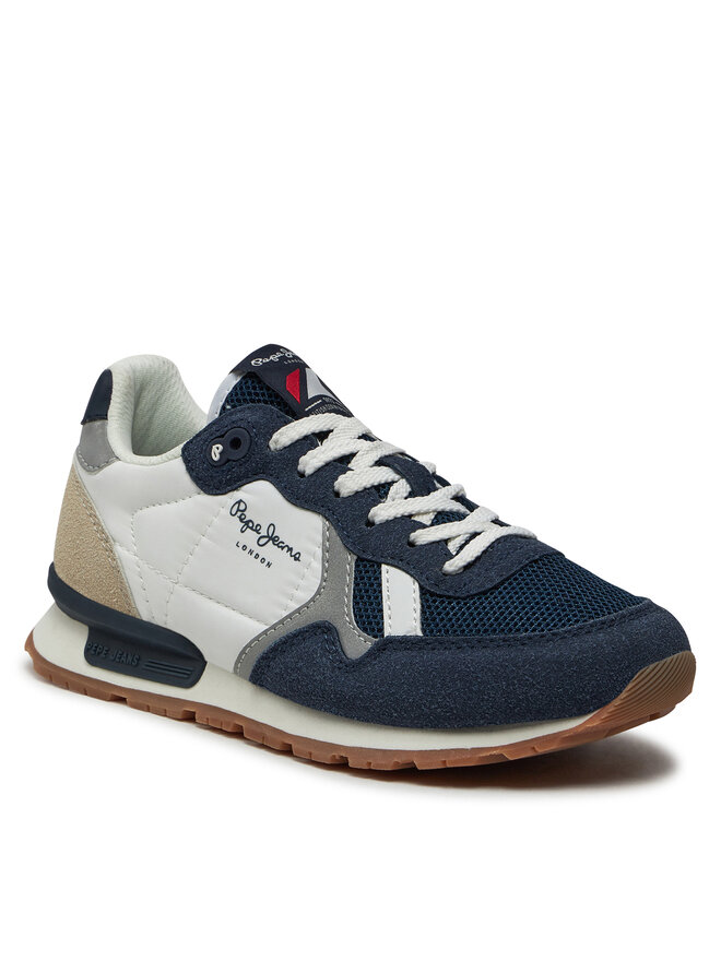 Pepe Jeans Tenisice Pepe Jeans Brit Young B PBS40003 Tamnoplava