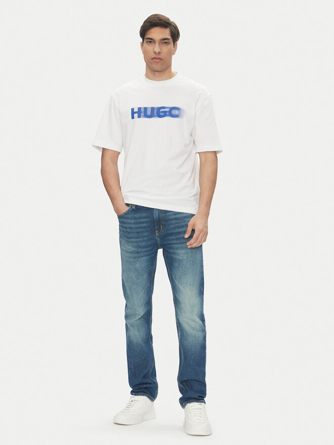 HUGO HUGO Camiseta Nalax 50543493 Blanco Regular Fit