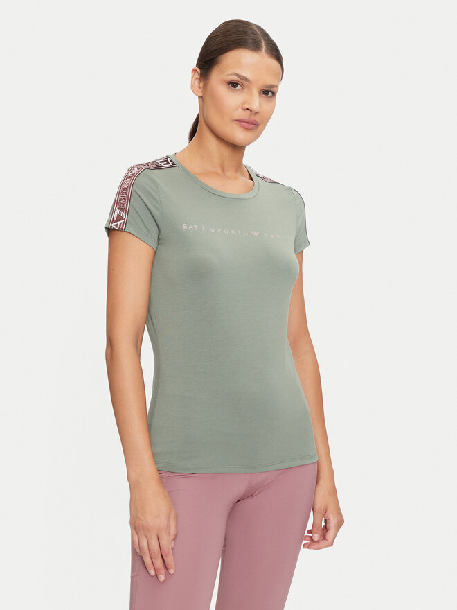 EA7 Emporio Armani EA7 Emporio Armani T-Shirt 6DTT03 TJKUZ 1898 Grün Regular Fit