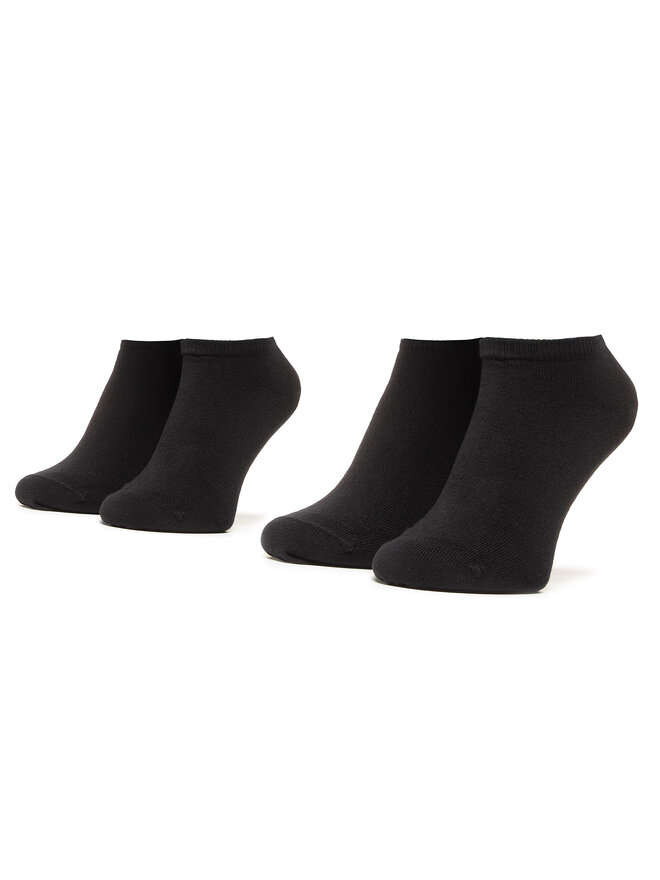 Tommy Hilfiger Súprava 2 párov kotníkových ponožiek unisex Tommy Hilfiger 301390 Čierna