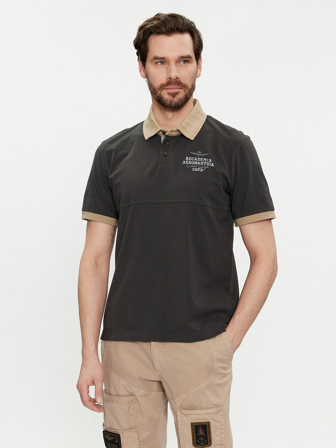 Aeronautica Militare Aeronautica Militare Poloshirt 241PO1756J584 Grau Regular Fit