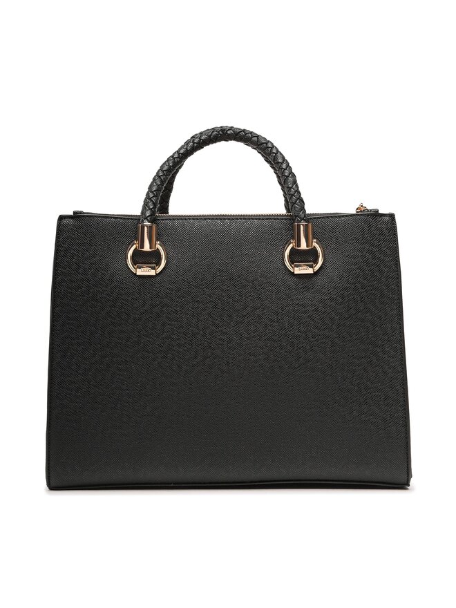 Liu Jo Дамска чанта Liu Jo M Satchel Double AXX010 E0087 Черен
