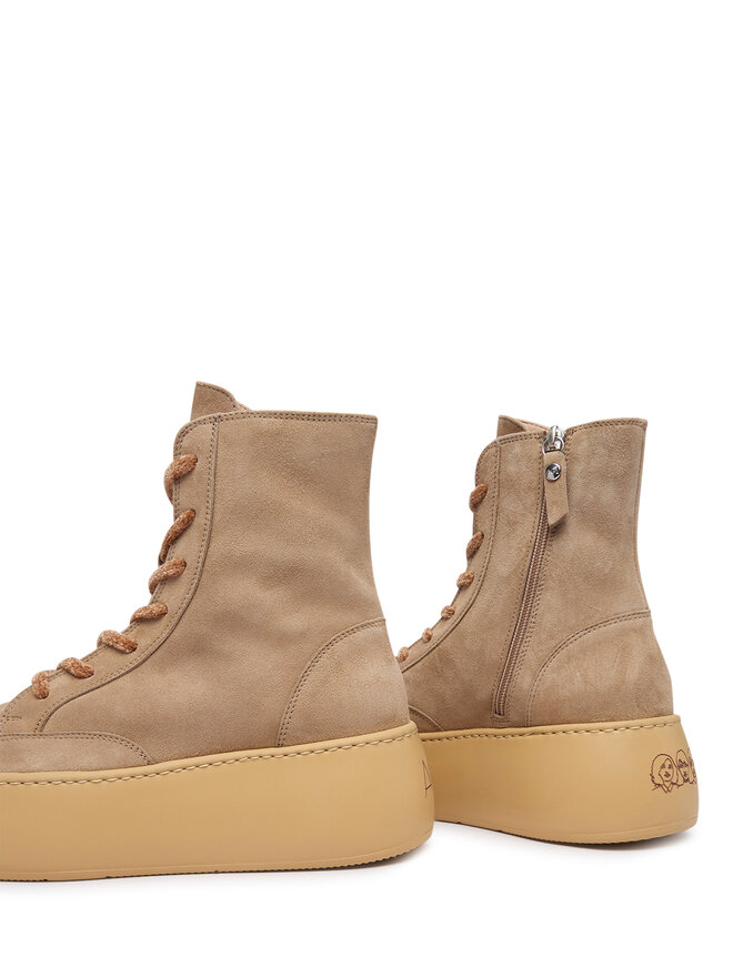 AGL Schnürschuhe AGL Vibe Lowboot D946512PJV Beige