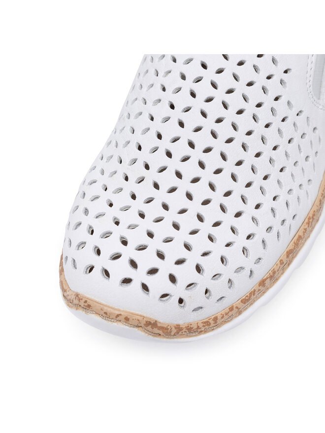 Rieker Halbschuhe Rieker N4251-80 Weiß