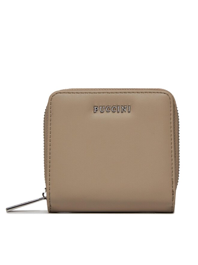 Puccini Duży Portfel Damski Puccini BLP836A Beżowy