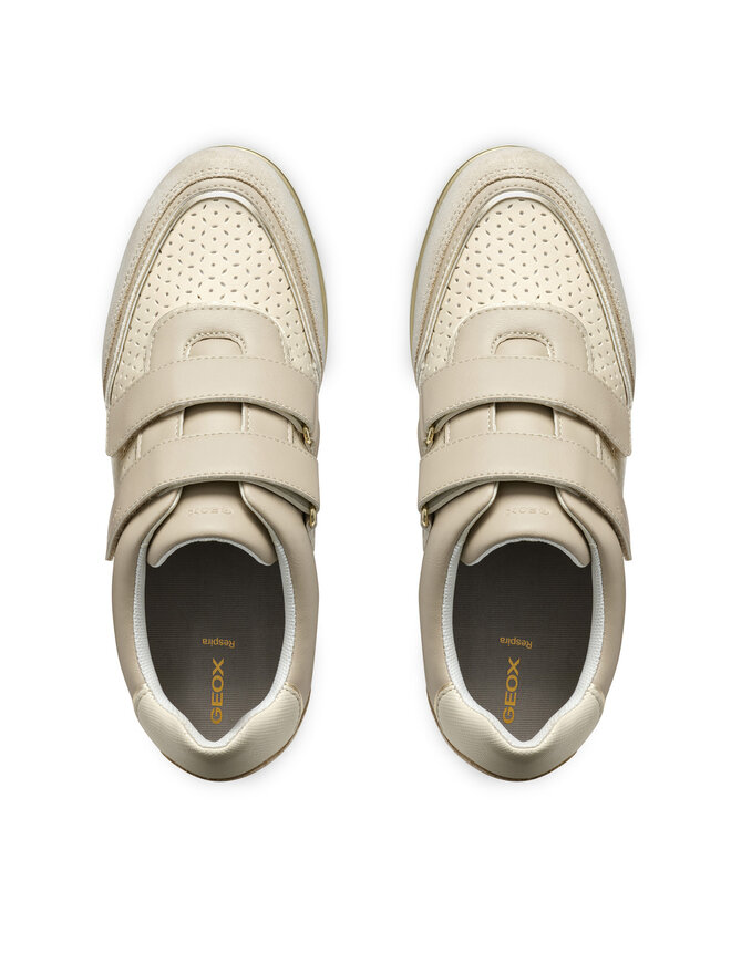 Geox Sneakersy Geox D Ilde D55RAA 05422 C1SH6 Béžová