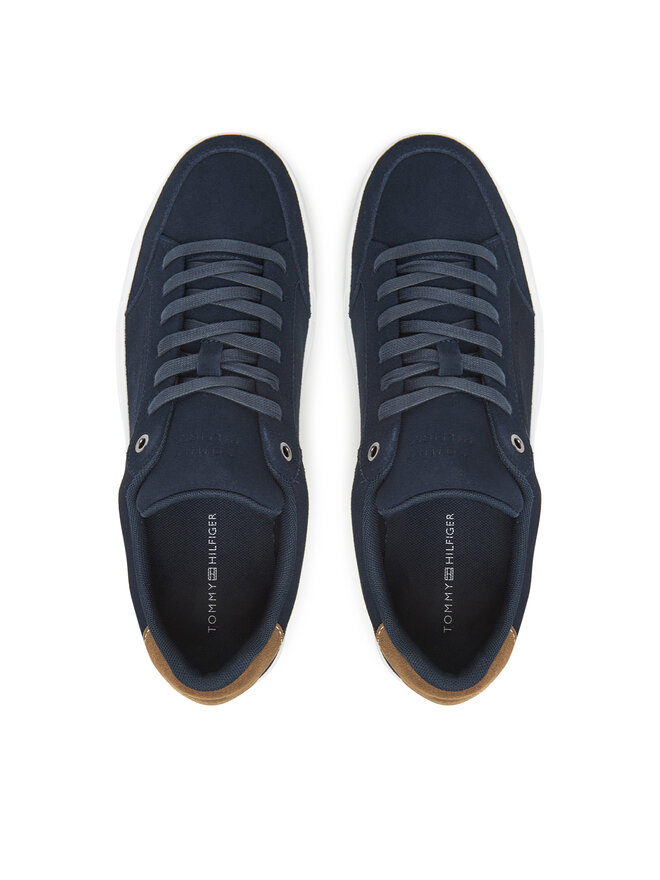 Tommy Hilfiger Sneakers Tommy Hilfiger Th Court Summer Suede FM0FM05517 Dunkelblau