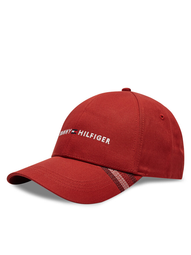 Tommy Hilfiger Cap Tommy Hilfiger Foundation Cotton 6 Panel Cap AM0AM12532 Rot