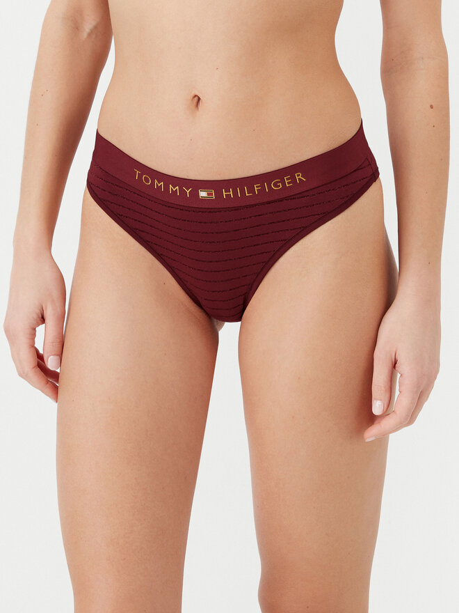 Tommy Hilfiger Tommy Hilfiger Klasične spodnje hlačke UW0UW05588 Bordo rdeča Regular Fit