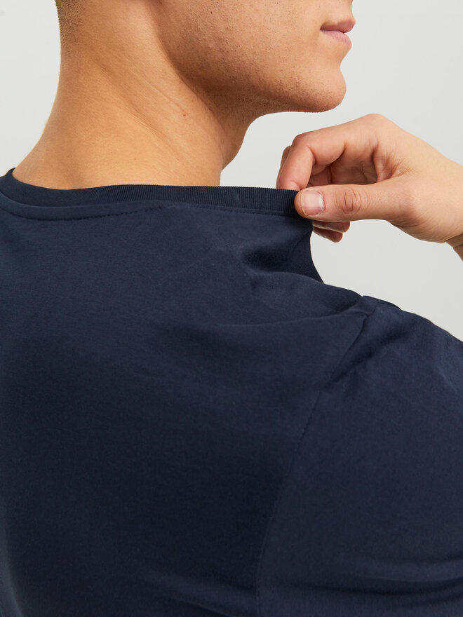 Jack&Jones Jack&Jones Póló Corp 12233999 Sötétkék Standard Fit