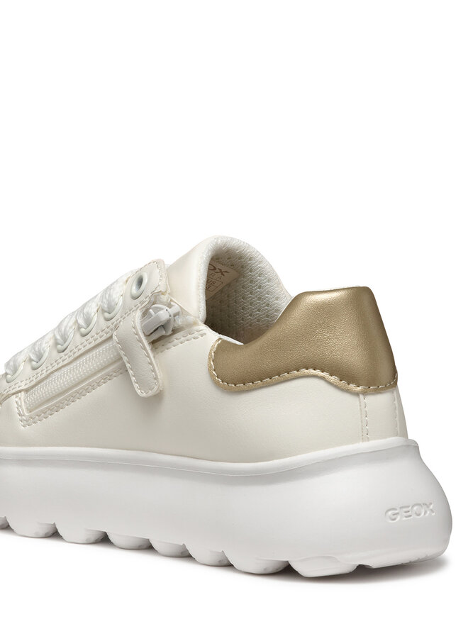Geox Sneakersy Geox J Puffypop J55MRA 000BC C0588 S Biały