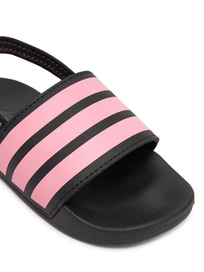 adidas Sandały adidas adilette Estrap JR5330 Czarny