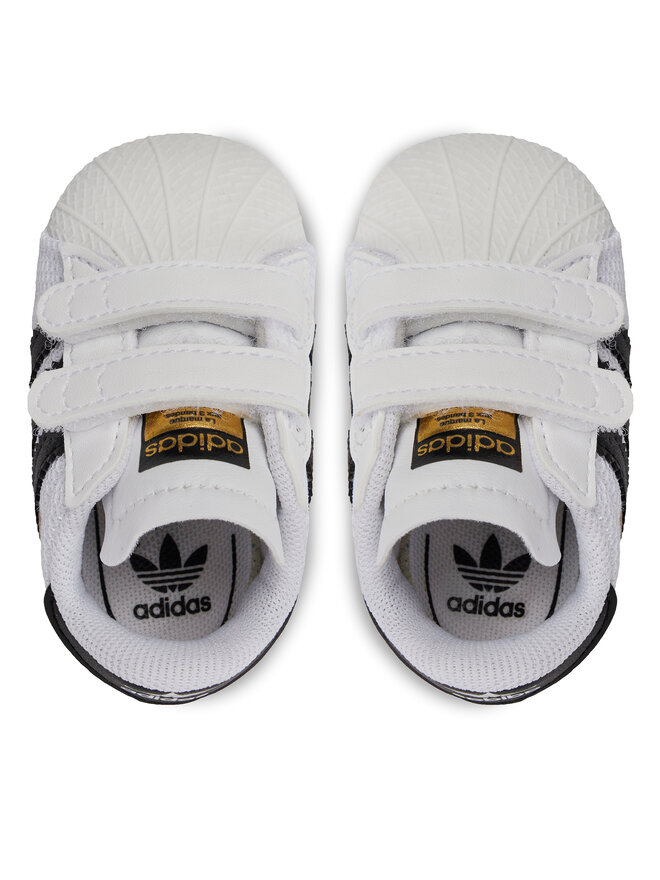 adidas Sneakersy adidas Superstar Crib S79916 Bílá