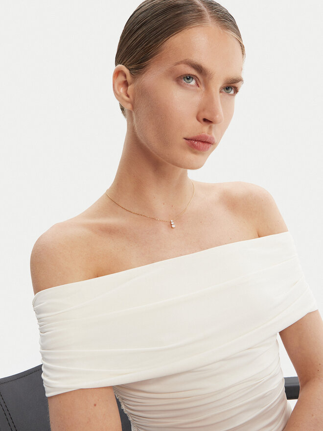 Swarovski Намисто Swarovski Stilla Attract 5723298 Золотий