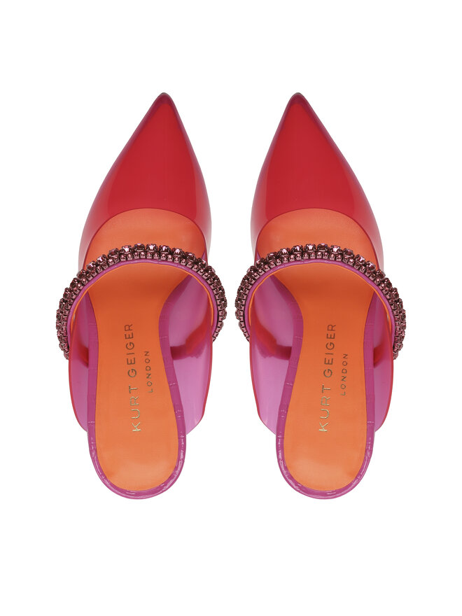 Kurt Geiger Şlapi Kurt Geiger Duke Vinyl 9103952999 Roz