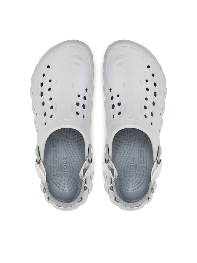 Crocs Klapki Crocs Echo Clog 207937 Szary