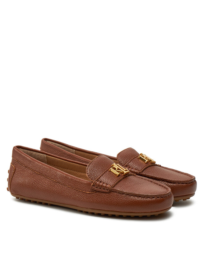 LAUREN RALPH LAUREN Mokasyny Lauren Ralph Lauren 802942768002 Brązowy